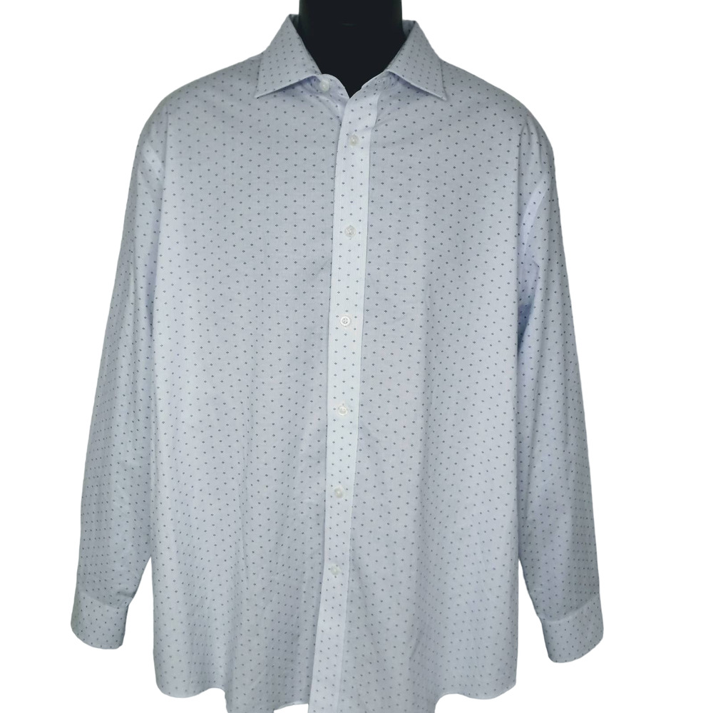 LAUREN Ralph Lauren Men's 17 1/2 XL Long Sleeve Supima Cotton Shirt